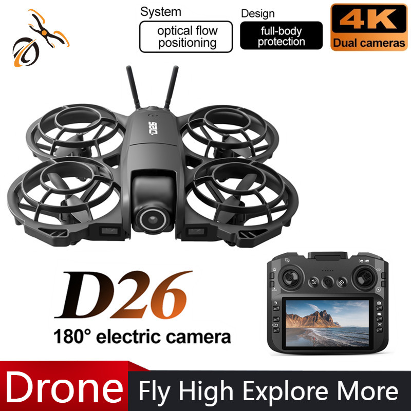 Drone D26 4K Aérien HD 180 °   - Rc Helicopter Case avis et prix
