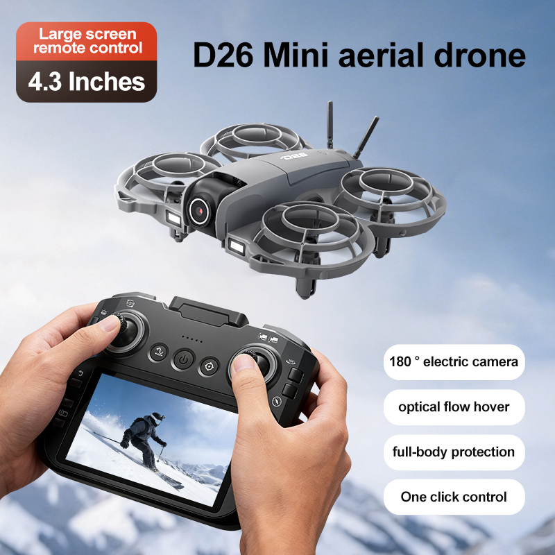 Drone D26 4K Aérien HD 180 °   - Rc Helicopter Case avis et prix
