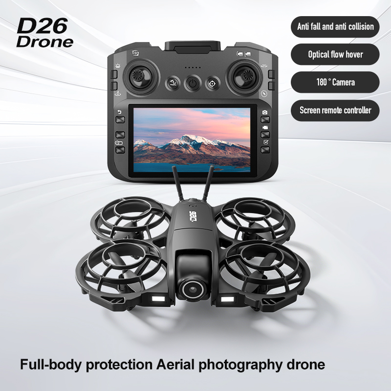 Drone D26 4K Aérien HD 180 °   - Rc Helicopter Case avis et prix